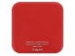 Портативное зарядное устройство «Квадрум», 2600 mAh, белый/красный, пластик - 6