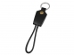 Кабель-брелок USB-Lightning «Pelle», черный, искусственная кожа - 1