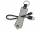 Кабель-брелок USB-Lightning «Pelle», черный, искусственная кожа - 2