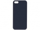 Чехол для iPhone 5 / 5s, темно-синий, soft-touch пластик - 3