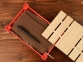 Подарочная деревянная коробка, красный, 255 х 165 х 48 см, дерево - 1