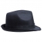 Шляпа Gentleman, черная с черной лентой - 2