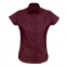 Рубашка женская с коротким рукавом Excess, бордовая - 2