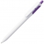 Ручка шариковая Bolide, белая с фиолетовым - 1