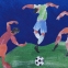 Футболка «Футбол via Матисс», ярко-синяя - 4