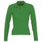 Рубашка поло женская с длинным рукавом PODIUM ярко-зеленая - 2