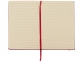 Блокнот А5 «Vision», красный, картон с покрытием из полиуретана, имитирующего кожу - 4