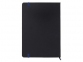 Блокнот А5 «Жанто», черный/синий, картон, покрытый бумагой под искусственную кожу - 3