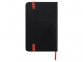 Блокнот А6 «Имлес», черный/красный, картон, покрытый бумагой под искусственную кожу - 3