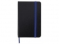 Блокнот А6 «Имлес», черный/синий, картон, покрытый бумагой под искусственную кожу - 2