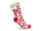 Домашние носки женские, красный, акрил - 1