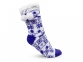 Домашние носки женские, синий, акрил - 1