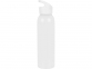 Бутылка для воды «Plain», прозрачный/белый, пластик - 1