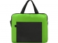 Конференц сумка для документов «Congress», зеленый/черный, полиэстер, микрофибра - 2