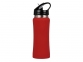 Бутылка спортивная «Коста-Рика», красный/черный/серебристый, нержавеющая cталь/пластик с покрытием soft-touch - 3
