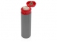 Вакуумная термокружка «Хот», серый/красный, нержавеющая cталь/пластик - 1