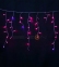 Гирлянда бахрома (Айсикл) 3,1x0,5м розовый прозр.провод (мерцание) - 1