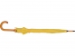 Зонт-трость «Радуга», желтый, купол- полиэстер, стержень и ручка- дерево, спицы- металл - 3