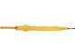 Зонт-трость «Радуга», желтый, купол- полиэстер, стержень и ручка- дерево, спицы- металл - 4