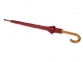 Зонт-трость «Радуга», бордовый, купол- полиэстер, стержень и ручка- дерево, спицы- металл - 2