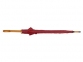 Зонт-трость «Радуга», бордовый, купол- полиэстер, стержень и ручка- дерево, спицы- металл - 6