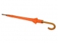 Зонт-трость «Радуга», оранжевый, купол- полиэстер, стержень и ручка- дерево, спицы- металл - 2
