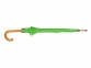 Зонт-трость «Радуга», зеленое яблоко, купол- полиэстер, стержень и ручка- дерево, спицы- металл - 5