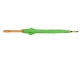 Зонт-трость «Радуга», зеленое яблоко, купол- полиэстер, стержень и ручка- дерево, спицы- металл - 6