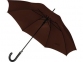 Зонт-трость «Алтуна», коричневый, полиэстер/металл/искусственная кожа - 3
