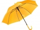 Зонт-трость «Яркость», желтый, купол- полиэстер, каркас, спицы- металл, ручка- пластик - 1