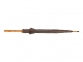 Зонт-трость «Радуга», коричневый, купол- полиэстер, стержень и ручка- дерево, спицы- металл - 6