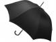 Зонт-трость «Гламур», оранжевый/черный, полиэстер/металл/пластик - 1