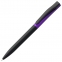 Ручка шариковая Pin Fashion, черно-фиолетовая - 1