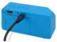 Портативная колонка «Bermuda» с функцией Bluetooth®, голубой/черный, пластик с покрытием софт-тач - 1