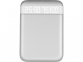 Портативное зарядное устройство «Argent», 10000 mAh, серебристый/белый, пластик с покрытием "софт-тач" - 2