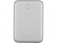 Портативное зарядное устройство «Argent», 10000 mAh, серебристый/белый, пластик с покрытием "софт-тач" - 4