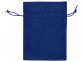 Мешочек подарочный, искусственный лен, средний, темно-синий, 13 х 18 см - 1