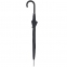 Зонт-трость с пластиковой ручкой, механический, черный, D=103 см, 100% полиэстер, шелкография - 2