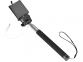 Монопод проводной «Wire Selfie», черный, силикон/сталь/ПВХ - 1