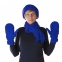 Комплект Unit Fleecy: шарф и шапка, синий - 1