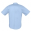 Рубашка мужская с коротким рукавом Brisbane голубая - 1