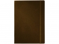 Классический деловой блокнот А4, коричневый, картон с покрытием из бумаги, имитирующей кожу - 1