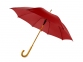 Зонт-трость «Радуга», красный, купол- полиэстер, стержень и ручка- дерево, спицы- металл - 7