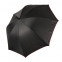Зонт-трость "Back to black", полуавтомат, 100% полиэстер, черный с красным - 1