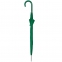 Зонт-трость с пластиковой ручкой, механический, зеленый, D=103 см, 100% полиэстер, шелкография - 2