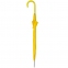Зонт-трость с пластиковой ручкой, механический, желтый, D=103 см, 100% полиэстер, шелкография - 2