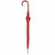 Зонт-трость с пластиковой ручкой, механический, красный, D=103 см, 100% полиэстер, шелкография - 2