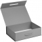 Коробка Case, подарочная, серая матовая, 35,3х24х10 см; внутренний размер: 33,8х23,2х9,4 см - 1