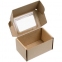 Коробка с окошком Knick Knack, крафт, 11,3х7,3х6 см; внутренние размеры: 10х7х5,8 см - 1