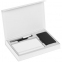Коробка Silk с ложементом под ежедневник 10x16 см, аккумулятор и ручку, серебристая, 27х18х3,5 см - 1